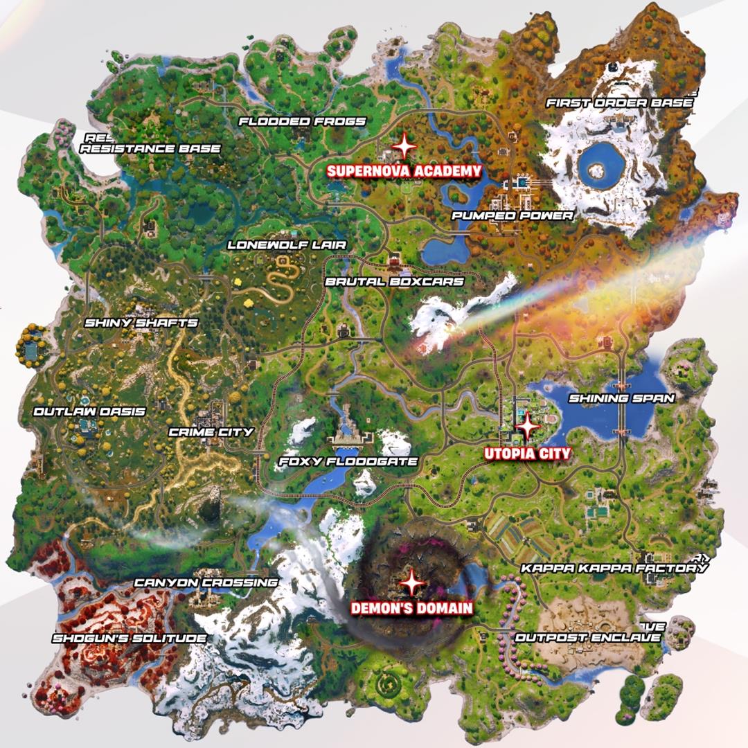 Fortnite Chapter 6 Season 3 New Map Changes Weapon Loot Pool Skins Updates